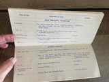 +^ Vintage AMERICAN INDIAN Calendar of Events by US States 1960s Dept of the Interior