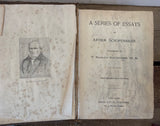 +* Vintage Arthur Schopenhauer’s A Series of Essays Hardcover
