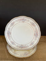 (Add) Vintage Noritake Bridge Hampton 9753 China Set/2 Salad/Dessert Plates & Set/2 Bread Plates