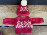 + Doll Clothing (3) Outfits (2) Dresses, Hat/Sweater Set Fits 18” AMERICAN GIRL DOLLS