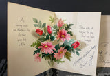 +* Vintage Used Happy Mother’s Day Daughter Greeting Card Crafts Scrapbooking