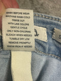 +* Women’s Junior’s Mudd Light Wash Blue Skinny Denim Jeans Size 7 30” Waist Low Rise Frayed Hem