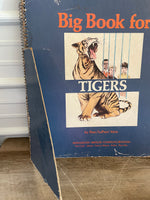 € Vintage CHILDREN’s Big Books For Tigers Teacher Edition Spiral 21” W x 23.5” H