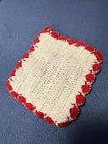 +* Vintage (2) Crocheted Doilie & Potholder