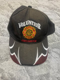 +* Volunteer Fire Department Firefighter Hat Snap Back Baseball Cap One Size Adjustable Black