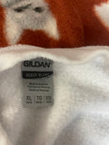 +* Girls Youth XLarge Graphic White Sweatshirt “Mini” in Black by Gildan Heavy Blend