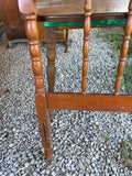 <€€ Vintage Jenny Lind Maple Spindle Twin Size Headboard/Footboard without rails