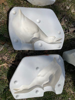 (FB) Vintage Ceramic Slip Casting Mold Crouching Duck by Spectrum #831