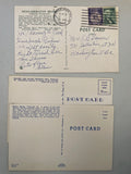 +* Vintage UNUSED 1960s Post Cards Pittsburgh PA Lot/9 (1 used-Postmarked 1962)
