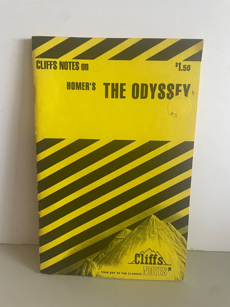 + CLIFFS NOTES Homer’s The ODYSSEY 1966 Softcover