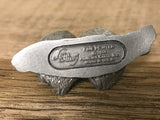 <€€* Vintage Hallmark Little Gallery Fine Pewter Birds At Break Of Day 1976 Miniatures