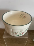 Vintage 1998 PFLATZGRAFF Winterberry Dip Bowl Ramekin