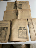 € AS-IS Antique 1904 Newspaper St Louis Globe Democrat Ephemera Delicate Lot#7