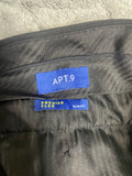 +* Mens Black Classic Apt 9 36x30 Premier Flex Slim Fit Flat Front Dress Casual Pants