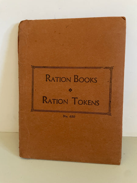 [U] WWII War Ration Stamps Book #3 Lot With Holder & Red Point Tokens Missouri