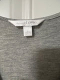 +* Womens/Juniors Small Charming Charlie Gray & Black Sleeveless Long Dress