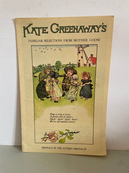 € Vintage Cate Greenaway’s Familiar Selections from Mother Goose Replica of the Antique Paper