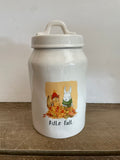 ** HELLO FALL Canister with Suction Lid RAE DUNN Artisan Collection Magenta