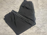 +* Mens Large Champion Track Wind Rain Pants Black Mesh Lined Joggers Warm-Up Ankle Zippers