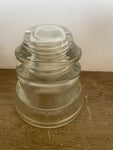 <€€ Clear Vintage Glass Telephone Pole Insulator HEMINGRAY #14-45 Made in USA