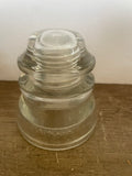 ** Clear Vintage Glass Telephone Pole Insulator HEMINGRAY #14-45 Made in USA