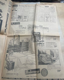 +* AS-IS Vintage Orlando Sentinel Sniper Slays JFK Kennedy Assassination Nov 23 1963 Newspaper