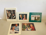 <€€ Vintage Lot/5 Billy Graham Christmas Greeting Cards 1996-1999, 2005