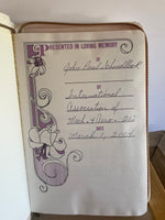 Vintage Leather White KJV Memorial Edition Holy Bible Concordance Zipper closure 1976