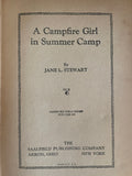 Vintage A Campfire Girl in Summer Camp by Jane L. Stewart 1914?