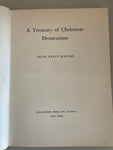 <€€ Vintage A TREASURY OF CHRISTMAS DECORATIONS 1957 Hardcover Zelda Wyatt Schülke