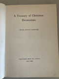 Vintage A TREASURY OF CHRISTMAS DECORATIONS 1957 Hardcover Zelda Wyatt Schülke