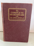 € Vintage 1948 The Complete Works of William Shakespeare, Temple Notes, His Life & Glossary