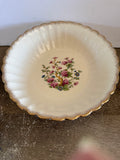 +* Vintage 1940s Sebring Golden Ware Indian Tree 8.5” Serving Bowl 22 Carat Gold Rim