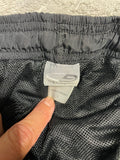 +* Mens Large Champion Track Wind Rain Pants Black Mesh Lined Joggers Warm-Up Ankle Zippers