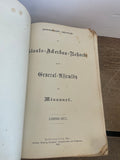 +* German Version of 1890 22nd Missouri Annual Report of the State Board of Agriculture
