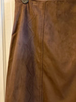 Womens Juniors Medium by BCNU Dark Brown Mini Skirt Faux Suede