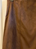 Womens Juniors Medium by BCNU Dark Brown Mini Skirt Faux Suede