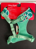 € New Fair Isle Green Merry & Bright Christmas MEDIUM Dog Comfort Vest Harness NWT