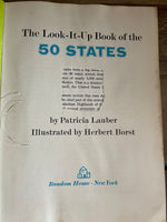Vintage The Look-It-Up Book of the 50 States Patricia Lauber 1967 Hardback