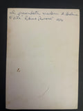 +* Vintage 1970s 1976 Musicians Italian Handwritten note referencing Rubino Art Foundary