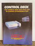 + Vintage 1987 Original Control Deck Manual NINTENDO NES MANUAL ONLY Book Booklet