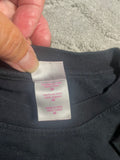 +* Women’s Junior’s Medium Gunpowder & Lead Black & Pink T-Shirt Short Sleeves by LAT Cotton