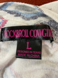 +* Womens/Juniors Large Pink & Blue Aztec Design  Short Summer Dress by Rock&Roll Cowgirl
