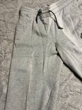 +* Blemished Mens Medium NIKE AIR Grey Joggers Sweatpants Basketball Warm Up Pants Activeware Pockets