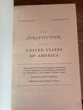 + The CONSTITUTION of the UNITED STATES 87th Congress July 17, 1961 Softcover