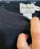 Medium Black Calvin Klein Jeans Cropped Sweatshirt