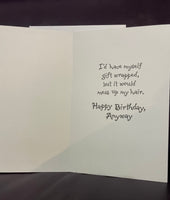 New Greeting Card HAPPY BIRTHDAY HUMOR w/ Envelope Tender Thoughts Cards