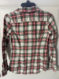 +* Women Juniors XSmall Old Navy Long Sleeve Red Blue Green Plaid Flannel Small Lightweigh