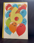 New Greeting Card HAPPY 6th BIRTHDAY w/ Envelope American Greetings