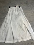 +* Handmade Women’s Large Long Half Apron White Skirt Overlay Kitchen Amish Mennonite Costume